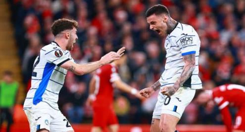 بأقدام سكاماكا.. أتالانتا يسقط ليفربول بثلاثية تاريخية ويقترب من نصف نهائي الدوري الأوروبي